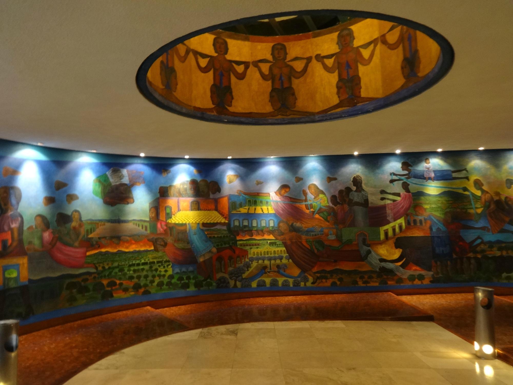 Hotel Royal Pedregal Meksyk Zewnętrze zdjęcie The mural at the entrance of the hotel